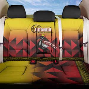 Afro Basketball Custom Uganda Back Car Seat Cover Come On Silverbacks African Pattern - African Pride