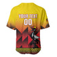 Afro Basketball Custom Uganda Baseball Jersey Come On Silverbacks African Pattern - African Pride