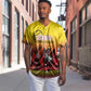Afro Basketball Custom Uganda Baseball Jersey Come On Silverbacks African Pattern - African Pride