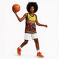 Afro Basketball Custom Uganda Basketball Jersey Come On Silverbacks African Pattern - African Pride