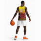 Afro Basketball Custom Uganda Basketball Jersey Come On Silverbacks African Pattern - African Pride