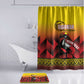 Uganda Basketball Custom Bathroom Set Come On Silverbacks African Pattern