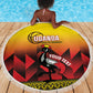 Afro Basketball Custom Uganda Beach Blanket Come On Silverbacks African Pattern - African Pride