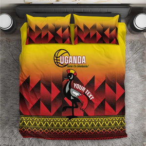 Afro Basketball Custom Uganda Bedding Set Come On Silverbacks African Pattern - African Pride
