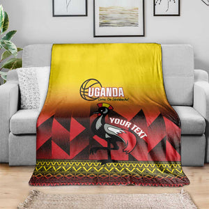 Afro Basketball Custom Uganda Blanket Come On Silverbacks African Pattern - African Pride