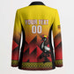 Uganda Basketball Custom Blazer Come On Silverbacks African Pattern