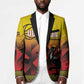Uganda Basketball Custom Blazer Come On Silverbacks African Pattern
