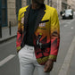 Uganda Basketball Custom Blazer Come On Silverbacks African Pattern