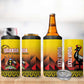 Afro Basketball Custom Uganda 4 in 1 Can Cooler Tumbler Come On Silverbacks African Pattern - African Pride