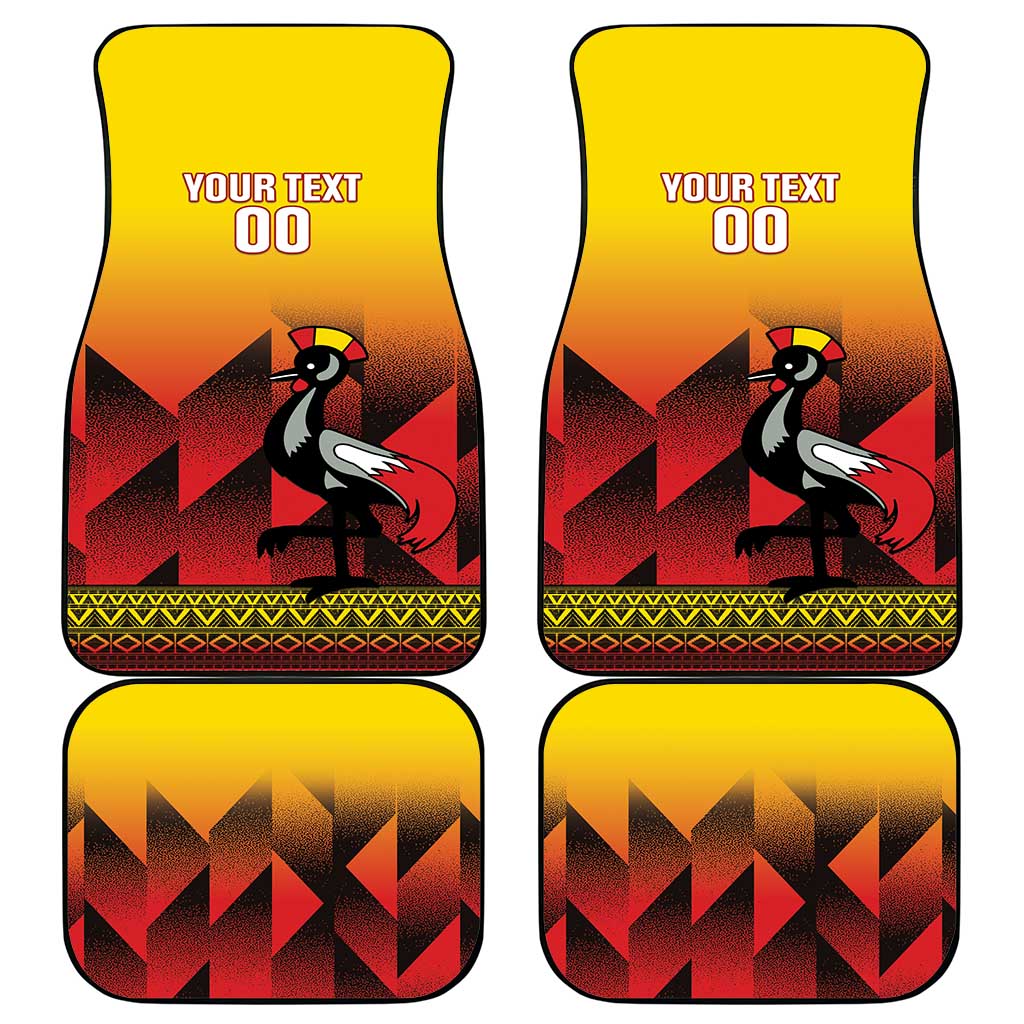 Afro Basketball Custom Uganda Car Mats Come On Silverbacks African Pattern - African Pride