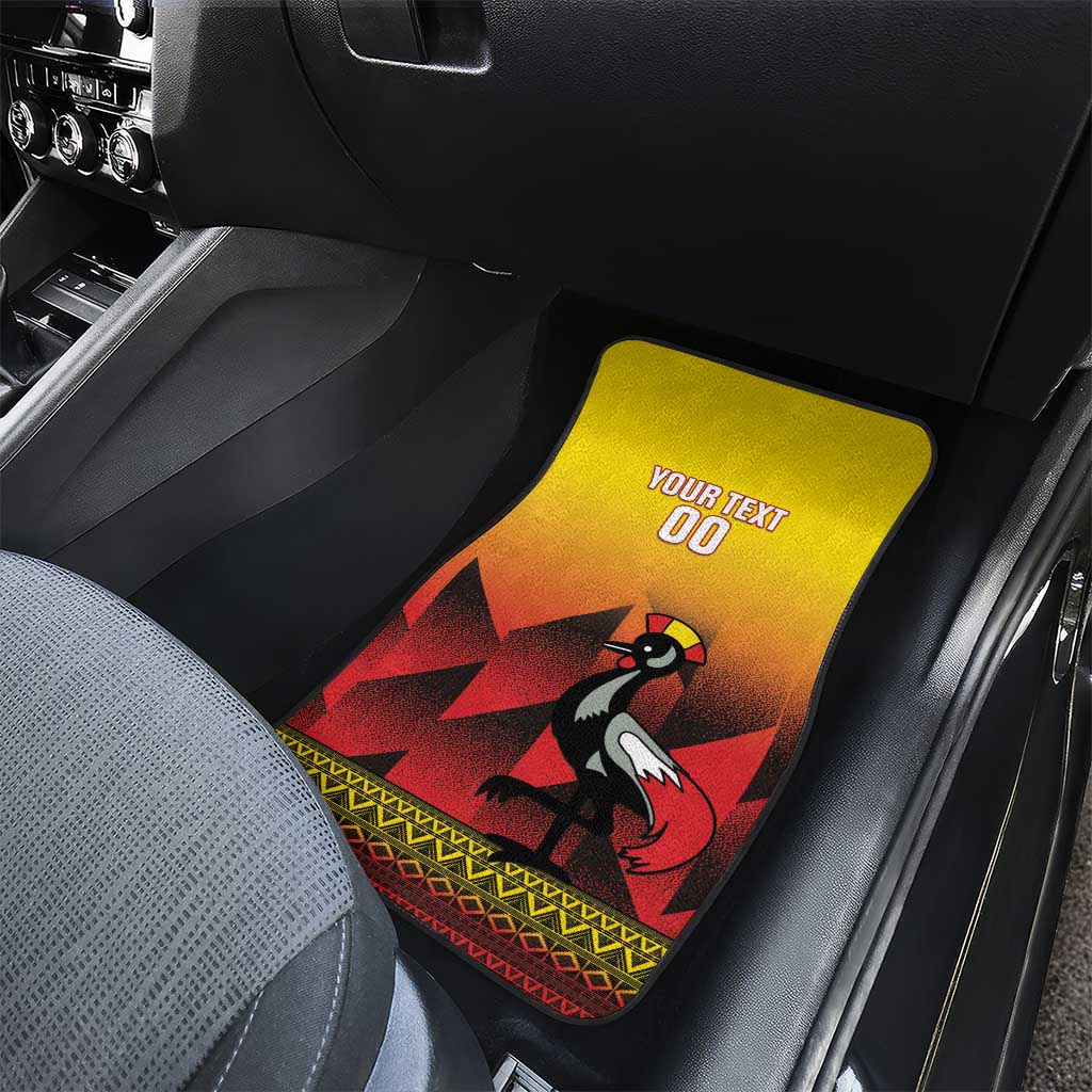 Afro Basketball Custom Uganda Car Mats Come On Silverbacks African Pattern - African Pride