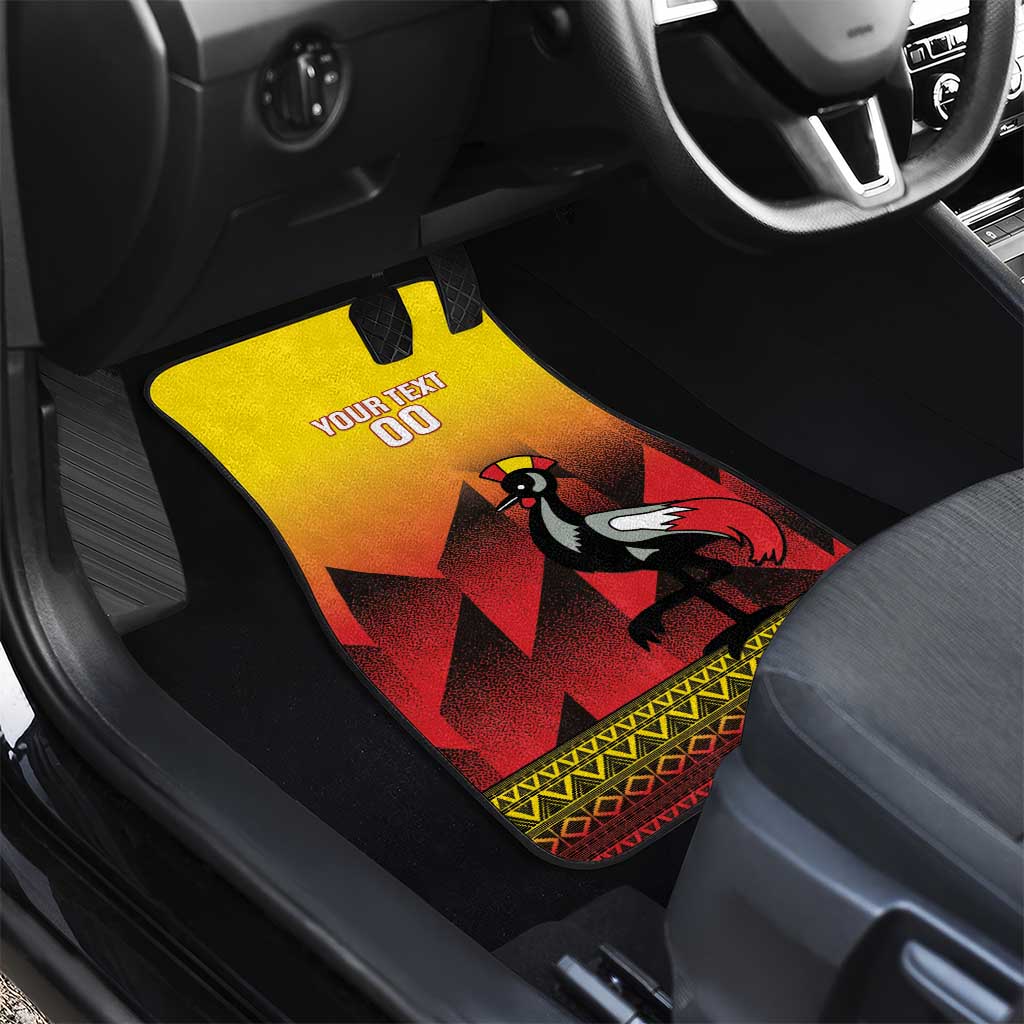 Afro Basketball Custom Uganda Car Mats Come On Silverbacks African Pattern - African Pride