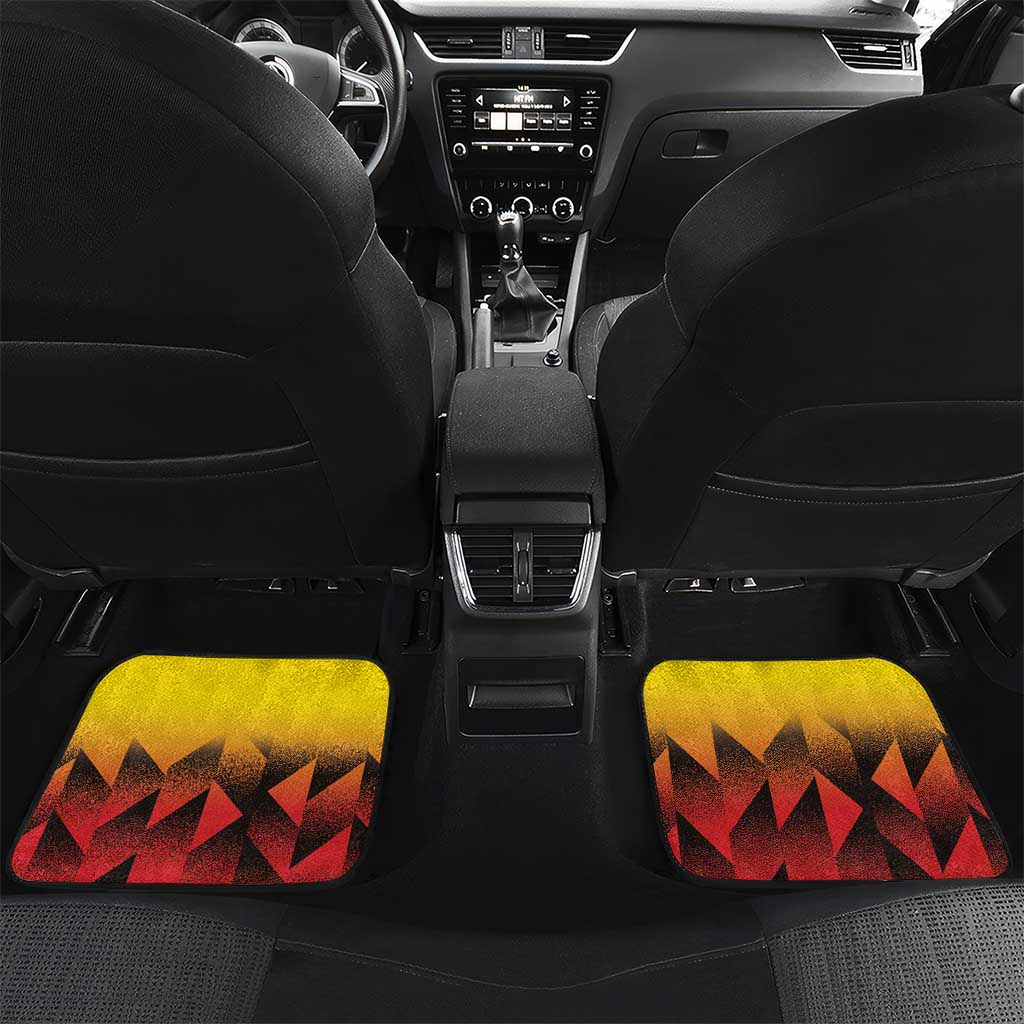 Afro Basketball Custom Uganda Car Mats Come On Silverbacks African Pattern - African Pride