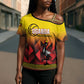 Uganda Basketball Custom Cross Shoulder Shirt Come On Silverbacks African Pattern