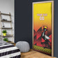 Uganda Basketball Custom Door Cover Come On Silverbacks African Pattern