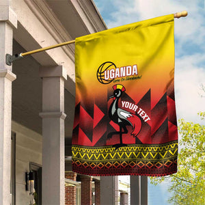 Afro Basketball Custom Uganda Garden Flag Come On Silverbacks African Pattern - African Pride