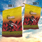 Afro Basketball Custom Uganda Garden Flag Come On Silverbacks African Pattern - African Pride