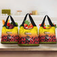 Afro Basketball Custom Uganda Grocery Bag Come On Silverbacks African Pattern - African Pride