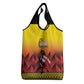 Afro Basketball Custom Uganda Grocery Bag Come On Silverbacks African Pattern - African Pride
