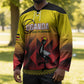 Uganda Basketball Custom Hockey Jersey Come On Silverbacks African Pattern