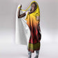 Afro Basketball Custom Uganda Hooded Blanket Come On Silverbacks African Pattern - African Pride
