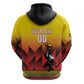 Afro Basketball Custom Uganda Hoodie Come On Silverbacks African Pattern - African Pride