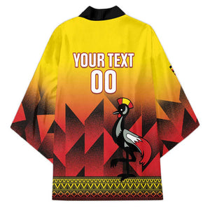 Uganda Basketball Custom Kimono Come On Silverbacks African Pattern
