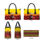 Uganda Basketball Custom Leather Bag Come On Silverbacks African Pattern