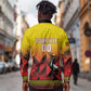 Afro Basketball Custom Uganda Long Sleeve Button Shirt Come On Silverbacks African Pattern - African Pride