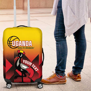 Afro Basketball Custom Uganda Luggage Cover Come On Silverbacks African Pattern - African Pride
