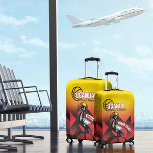 Afro Basketball Custom Uganda Luggage Cover Come On Silverbacks African Pattern - African Pride