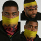 Afro Basketball Uganda Neck Gaiter Come On Silverbacks African Pattern - African Pride