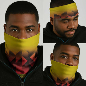 Afro Basketball Uganda Neck Gaiter Come On Silverbacks African Pattern - African Pride