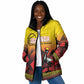 Uganda Basketball Custom Padded Jacket Come On Silverbacks African Pattern