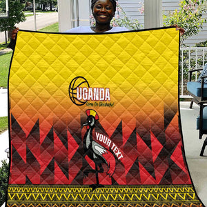 Afro Basketball Custom Uganda Quilt Come On Silverbacks African Pattern - African Pride