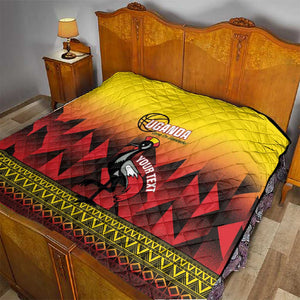Afro Basketball Custom Uganda Quilt Come On Silverbacks African Pattern - African Pride