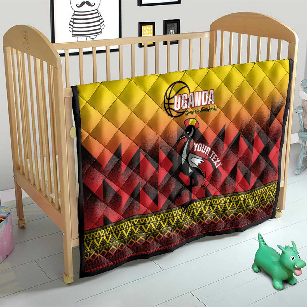 Afro Basketball Custom Uganda Quilt Come On Silverbacks African Pattern - African Pride