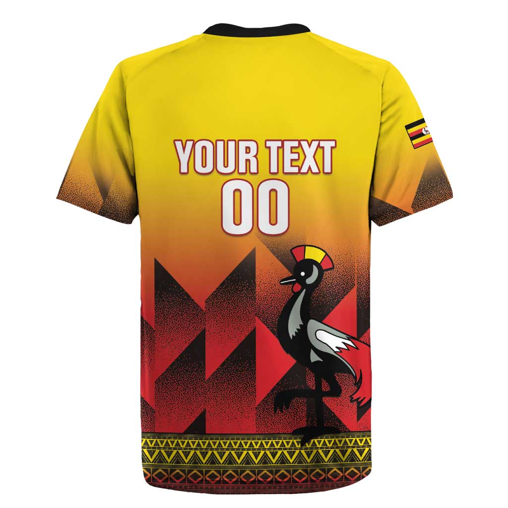 Afro Basketball Custom Uganda Rugby Jersey Come On Silverbacks African Pattern - African Pride