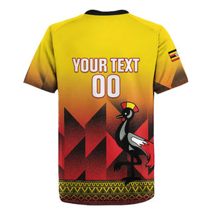 Afro Basketball Custom Uganda Rugby Jersey Come On Silverbacks African Pattern - African Pride