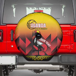 Afro Basketball Custom Uganda Spare Tire Cover Come On Silverbacks African Pattern - African Pride