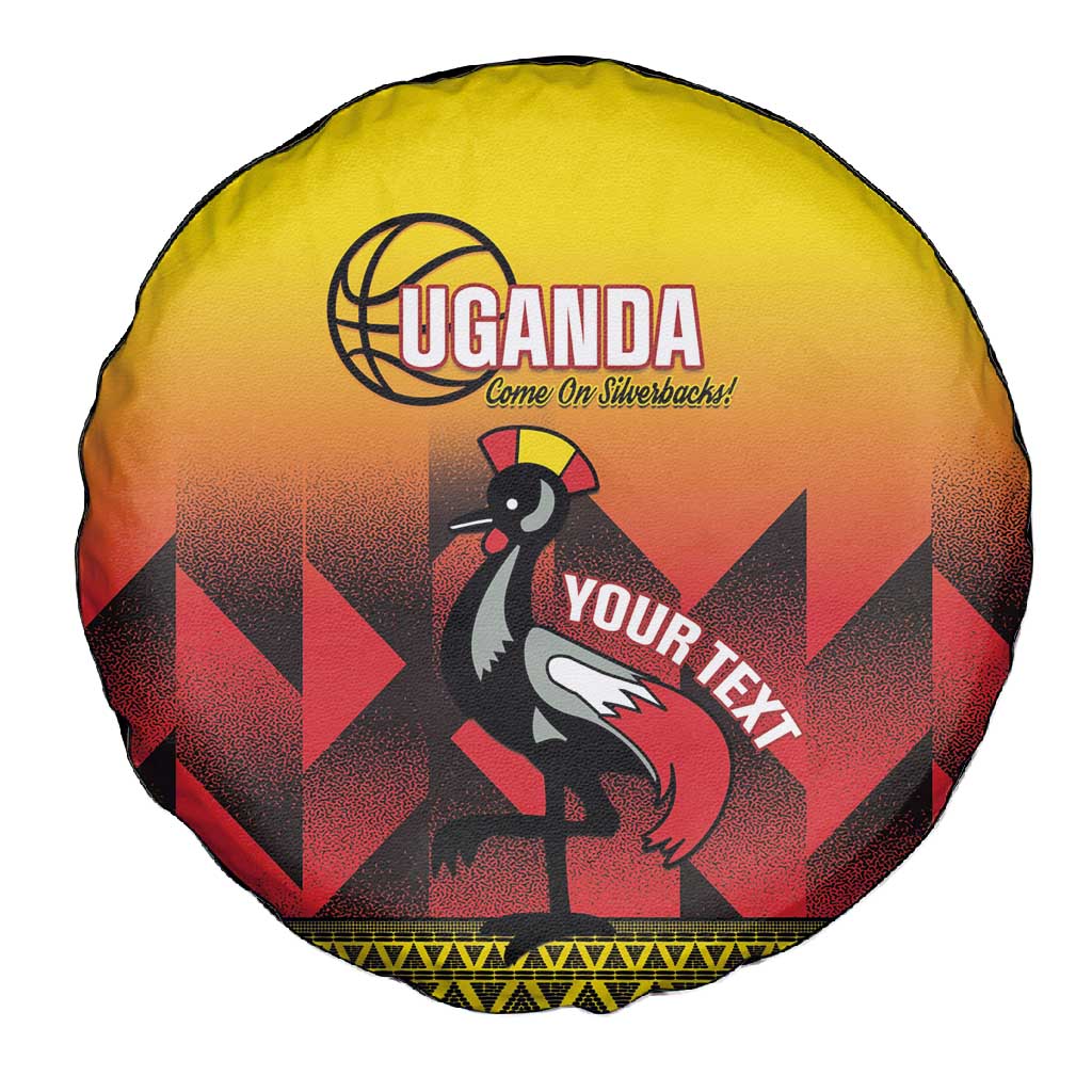 Afro Basketball Custom Uganda Spare Tire Cover Come On Silverbacks African Pattern - African Pride