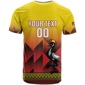 Afro Basketball Custom Uganda T shirt Come On Silverbacks African Pattern - African Pride