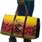 Uganda Basketball Custom Travel Bag Come On Silverbacks African Pattern