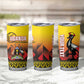 Afro Basketball Custom Uganda Tumbler Cup Come On Silverbacks African Pattern - African Pride