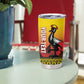 Afro Basketball Custom Uganda Tumbler Cup Come On Silverbacks African Pattern - African Pride