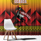 Afro Basketball Custom Uganda Window Curtain Come On Silverbacks African Pattern - African Pride