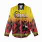 Afro Basketball Custom Uganda Women Casual Shirt Come On Silverbacks African Pattern - African Pride