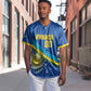 Afro Basketball Custom Rwanda Baseball Jersey Go Champions Imigongo Folk Pattern - African Pride