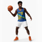 Afro Basketball Custom Rwanda Basketball Jersey Go Champions Imigongo Folk Pattern - African Pride