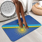 Rwanda Basketball Custom Bathroom Set Go Champions Imigongo Folk Pattern